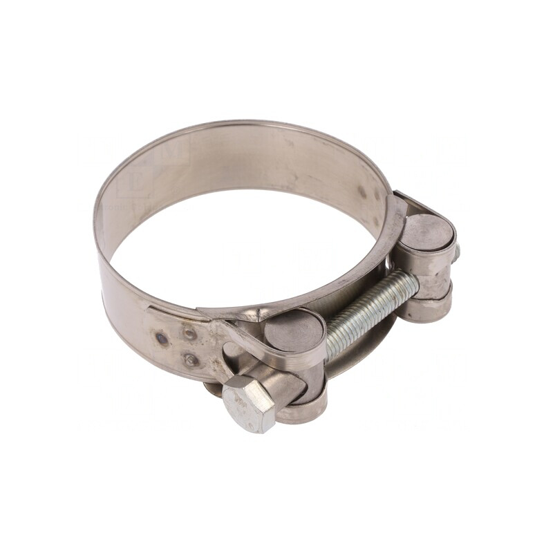 Colier de Prindere cu Șurub 24mm, Crimpare 65-70mm, Oțel Cromat | Electronic-mag.ro | Componente Electronice