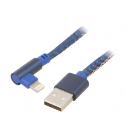 Cablu USB 2.0 Lightning unghi 90° Apple | Electronic-mag.ro | Componente Electronice