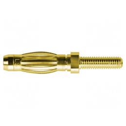 Mufă Banană 4mm Aurită 32A | Electronic-mag.ro | Componente Electronice