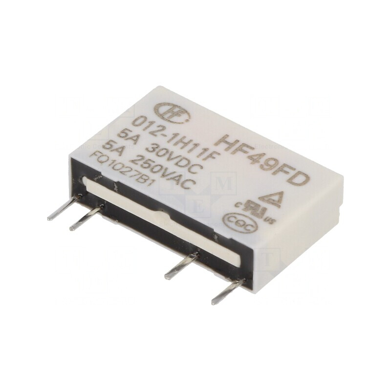 Releu electromagnetic 12VDC 5A | Electronic-mag.ro | Componente Electronice