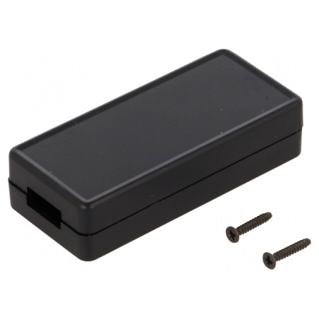 Carcasă USB ABS Neagră 30x65x15.5mm | Electronic-mag.ro | Componente Electronice