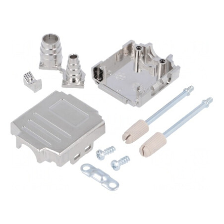Carcasă pentru conectori D-Sub 9pin și D-Sub HD 15pin | Electronic-mag.ro | Componente Electronice