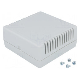 Carcasă Alarmă ABS Gri 85x85x35.5mm | Electronic-mag.ro | Componente Electronice