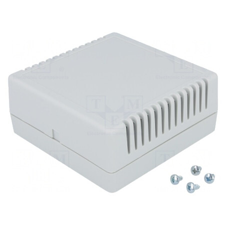Carcasă Alarmă ABS Gri 85x85x35.5mm | Electronic-mag.ro | Componente Electronice