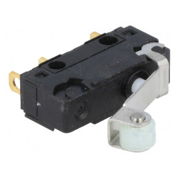 Microîntrerupător cu Manetă și Rulou 5A/250VAC | Electronic-mag.ro | Componente Electronice