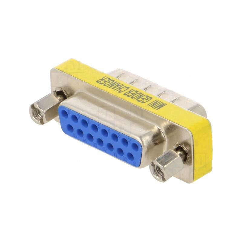 Adaptor D-Sub 15pin Tată-Mamă | Electronic-mag.ro | Componente Electronice