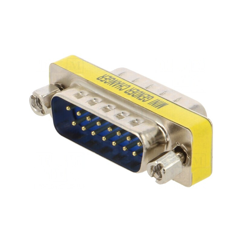 Adaptor D-Sub 15 Pin Tată-Tată | Electronic-mag.ro | Componente Electronice