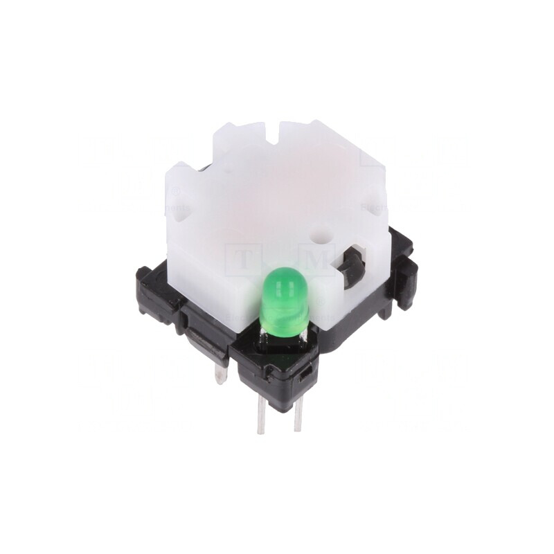 Comutator Tastatură Alb cu LED Verde 0.1A 28VDC | Electronic-mag.ro | Componente Electronice Comutator Tastatură Alb cu LED Verde 0.1A 28VDC | Electronic-mag.ro | Componente Electronice
