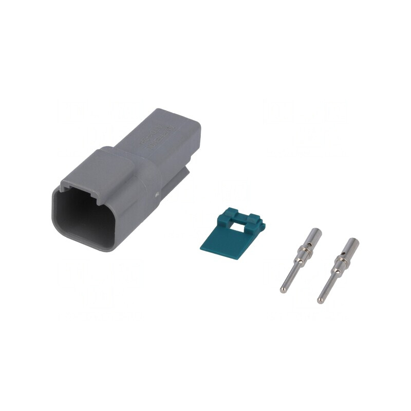 Conector Crimpat AT Tată 2 PIN pentru Cablu | Electronic-mag.ro | Componente Electronice