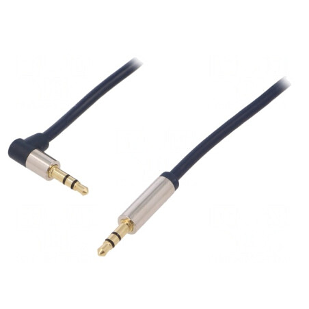 Cablu Jack 3,5mm 3pin Unghi 1m | Electronic-mag.ro | Componente Electronice