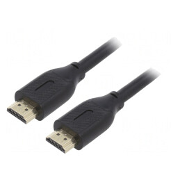 Cablu HDMI 2.1 1m Negru PVC | Electronic-mag.ro | Componente Electronice