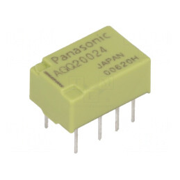 Releu Electromagnetic DPDT 24VDC 2A | Electronic-mag.ro | Componente Electronice