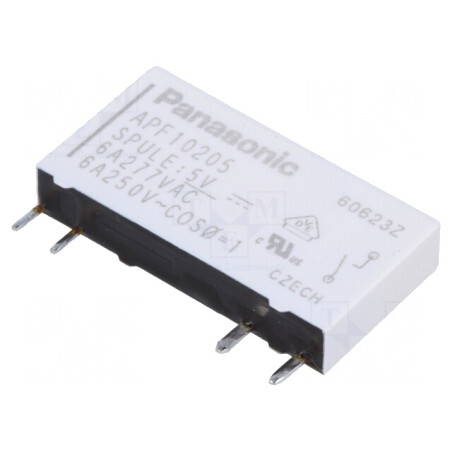 Releu Electromagnetic SPST-NO 5VDC 6A | Electronic-mag.ro | Componente Electronice
