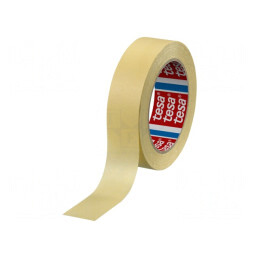 Bandă de mascare 30mm x 50m, 130um, cauciuc natural 10% | Electronic-mag.ro | Componente Electronice
