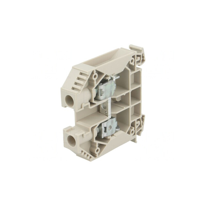 Conector Șine 16mm2 1 Pista 2 Borne Bej 11,9mm | Electronic-mag.ro | Componente Electronice Conector Șine 16mm2 1 Pista 2 Borne Bej 11,9mm | Electronic-mag.ro | Componente Electronice