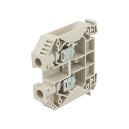 Conector Șine 16mm2 1 Pista 2 Borne Bej 11,9mm | Electronic-mag.ro | Componente Electronice