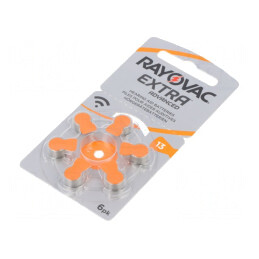 Baterie zinc-aer 1,45V AC13 310mAh set 6 buc. | Electronic-mag.ro | Componente Electronice