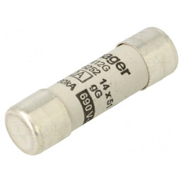 Siguranță cilindrică gG 12A 690VAC industrială | Electronic-mag.ro | Componente Electronice