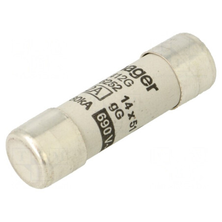 Siguranță cilindrică gG 12A 690VAC industrială | Electronic-mag.ro | Componente Electronice