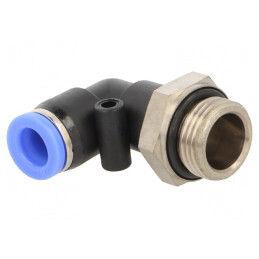 Racord Push-in Unghi G 3/8 PBT 0-60°C | Electronic-mag.ro | Componente Electronice