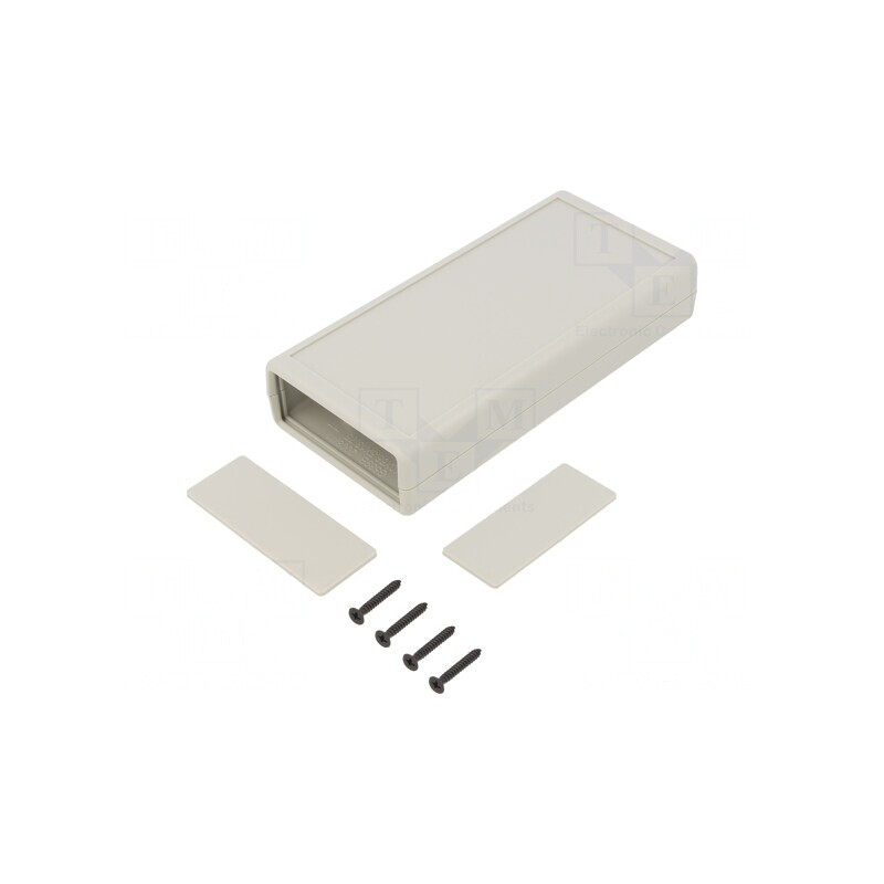 Carcasă ABS Gri Deschis cu Panou 66.5x140x28mm | Electronic-mag.ro | Componente Electronice