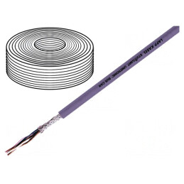 Cablu PVC Violet 2x2x0,22mm2 Cu