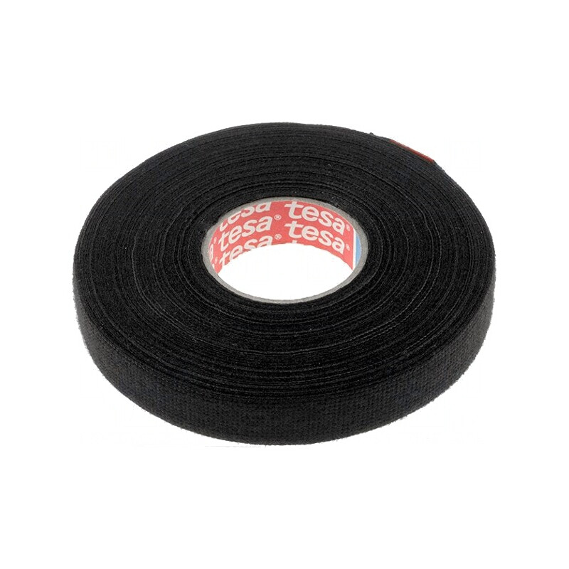Bandă Textilă Automotive Neagră 15mm x 25m | Electronic-mag.ro | Componente Electronice