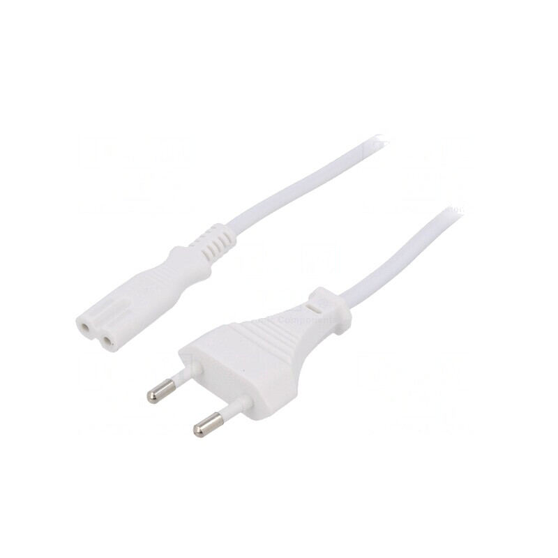 Cablu Alimentare 2x0,75mm2, 3m, CEE 7/16 la IEC C7 | Electronic-mag.ro | Componente Electronice Cablu Alimentare 2x0,75mm2, 3m, CEE 7/16 la IEC C7 | Electronic-mag.ro | Componente Electronice