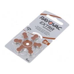 Baterie Zinc-Aer 1.4V AC312 180mAh – Pachet 6 Buc. | Electronic-mag.ro | Componente Electronice