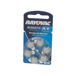 Baterie Zinc-Aer 1,45V 640mAh Monedă | Electronic-mag.ro | Componente Electronice