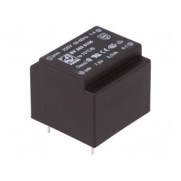 Transformator încapsulat 0,5VA 230VAC 7,5V PCB | Electronic-mag.ro | Componente Electronice