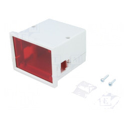 Carcasă ABS Gri cu Răsucire 72x72x55mm | Electronic-mag.ro | Componente Electronice
