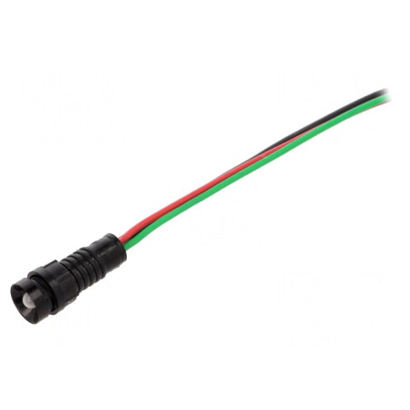 Lampă LED Control Roșu/Verde 230V Ø11mm IP40 | Electronic-mag.ro | Componente Electronice
