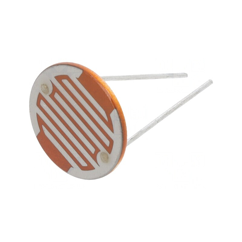 Fotorezistor THT 5-10kΩ 560nm 20mm 500VDC | Electronic-mag.ro | Componente Electronice