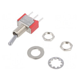 Comutator Basculant SPDT ON-ON 2A/250VAC 5A/28VDC | Electronic-mag.ro | Componente Electronice