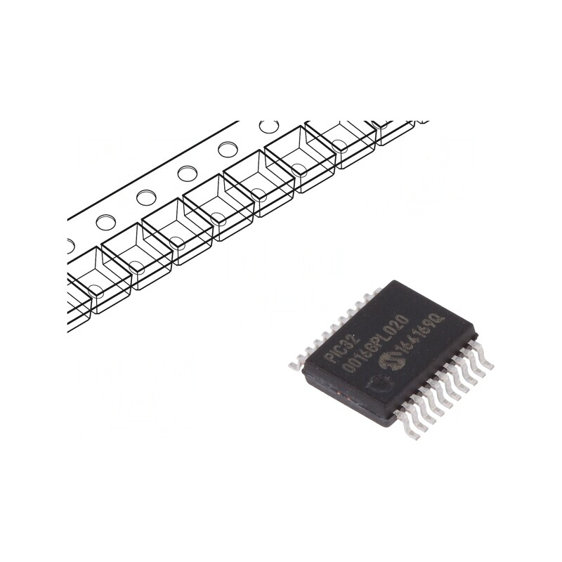 Microcontroler PIC 16kB I2S LIN SPI UART SMD | Electronic-mag.ro | Componente Electronice