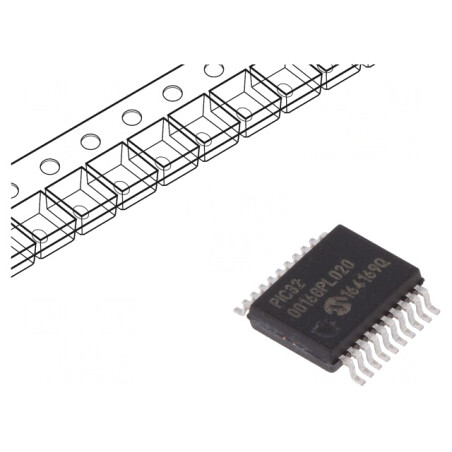 Microcontroler PIC 16kB I2S LIN SPI UART SMD | Electronic-mag.ro | Componente Electronice