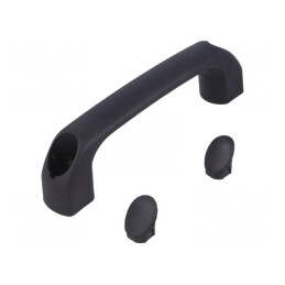 Manetă poliamidă neagră 40mm x 145mm x 22,5mm | Electronic-mag.ro | Componente Electronice