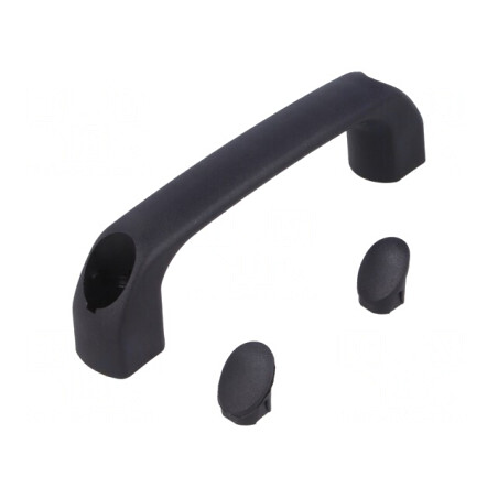 Manetă poliamidă neagră 40mm x 145mm x 22,5mm | Electronic-mag.ro | Componente Electronice