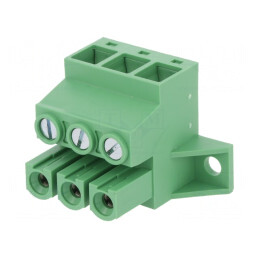 Regletă de Conexiuni Deconectabilă 3 Piste 10,16mm | Electronic-mag.ro | Componente Electronice
