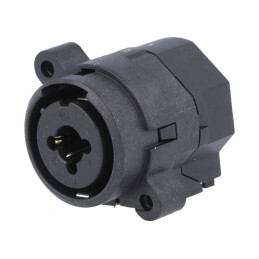 Soclu Jack 6,3mm XLR THT Mamă Drept | Electronic-mag.ro | Componente Electronice