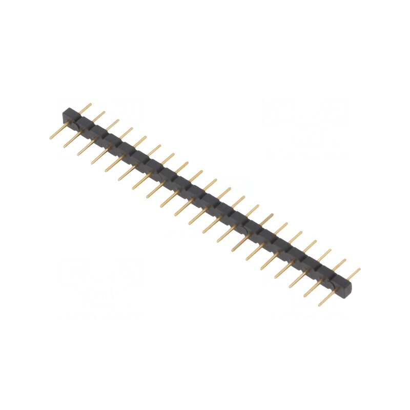 Şir pini tată 20 pini 2,54mm THT aurit | Electronic-mag.ro | Componente Electronice