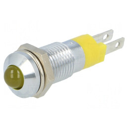 Lampă LED de control galbenă 24-28V IP40 | Electronic-mag.ro | Componente Electronice