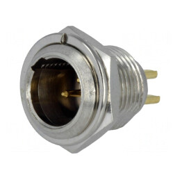 Soclu XLR Mini Tată 3 Pin Lipire Ø11mm | Electronic-mag.ro | Componente Electronice