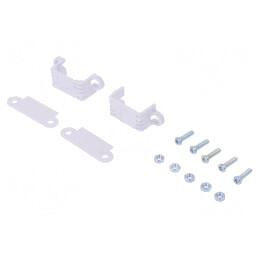 Suport Albă pentru Fixare din Plastic, 2 Bucăți | Electronic-mag.ro | Componente Electronice
