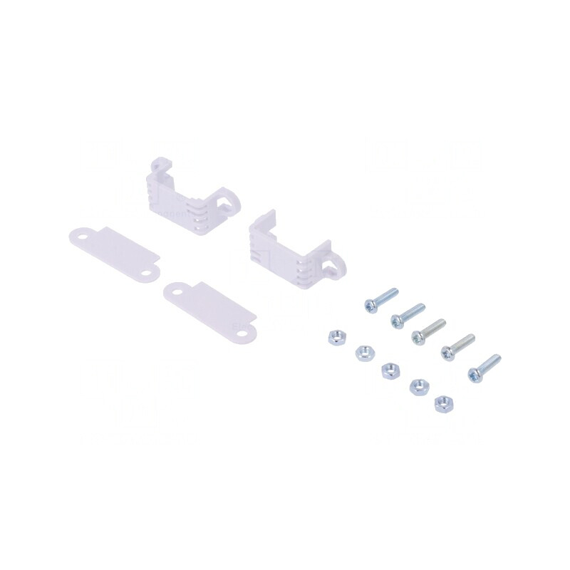 Suport Albă pentru Fixare din Plastic, 2 Bucăți | Electronic-mag.ro | Componente Electronice