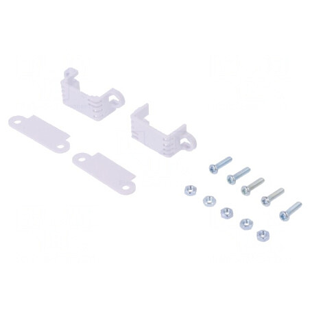 Suport Albă pentru Fixare din Plastic, 2 Bucăți | Electronic-mag.ro | Componente Electronice