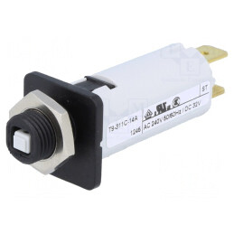 Întrerupător de Supracurent 14A 240VAC 32VDC SPST | Electronic-mag.ro | Componente Electronice