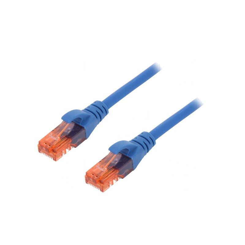 Cablu Patch U/UTP Cat6 Albastru 3m | Electronic-mag.ro | Componente Electronice