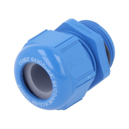 Garnitură Etanșare Poliamidă Albastră IP68 M25 1.5 | Electronic-mag.ro | Componente Electronice